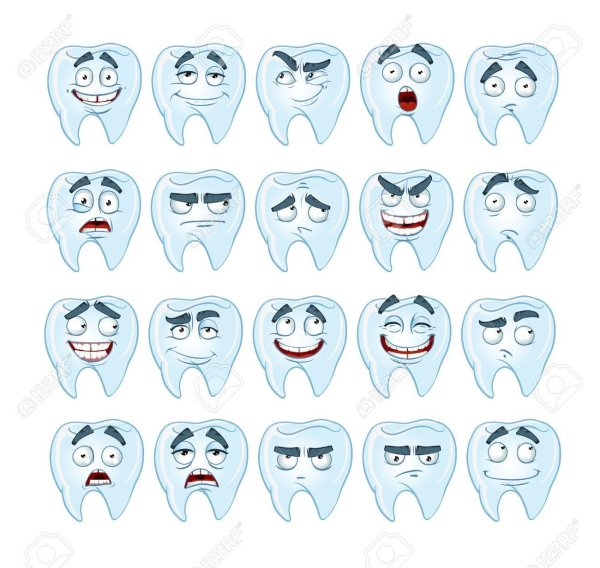 мордочка с зубами