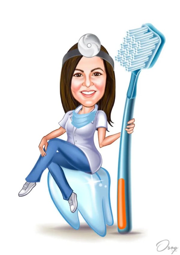 шарж медсестра