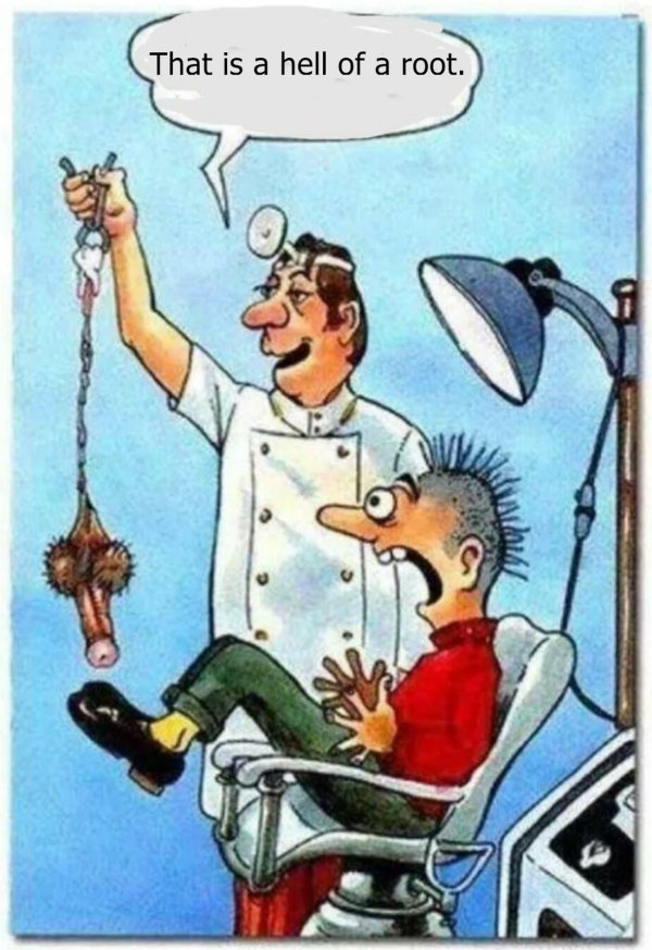 ну и корень у вашего зуба