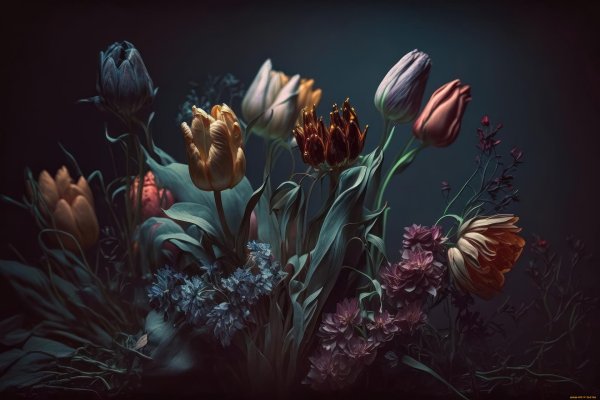 тюльпаны натюрморт