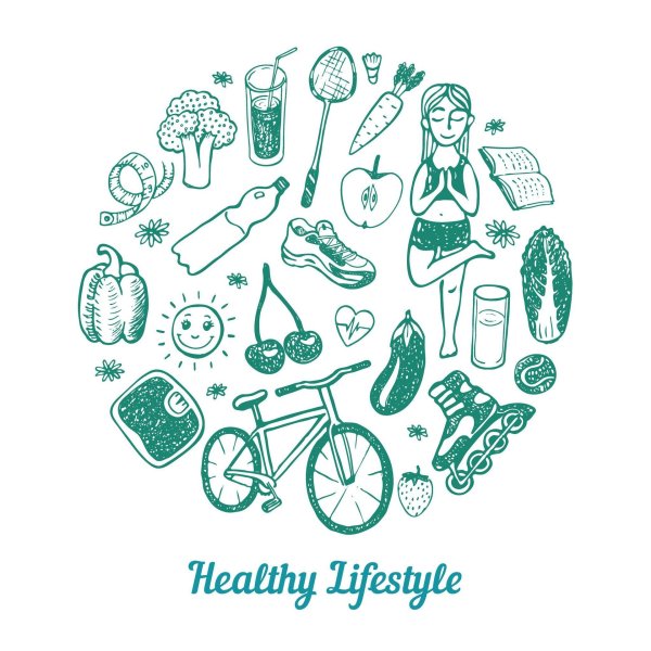 плакат на тему healthy lifestyle