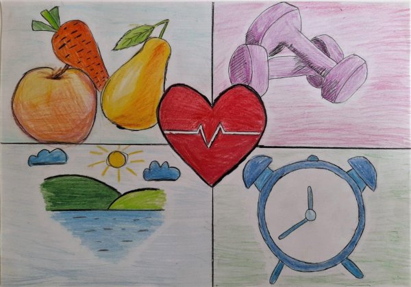 рисунок на тему зож