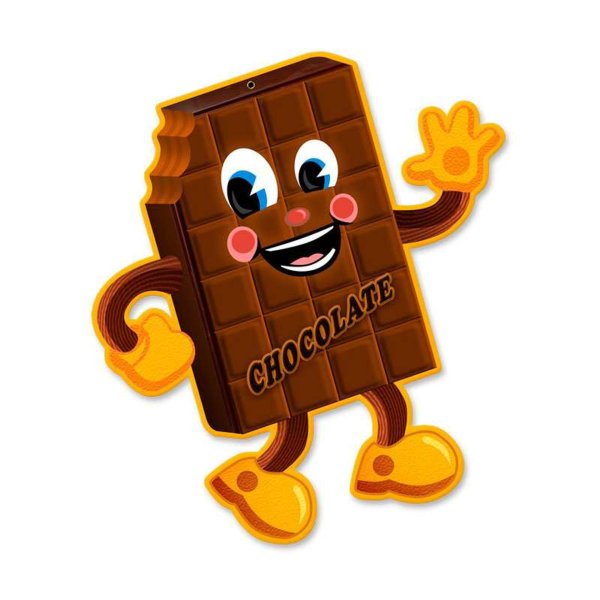 смайлик шоколадка