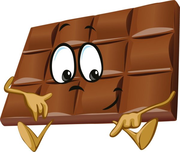 смайлик шоколадка