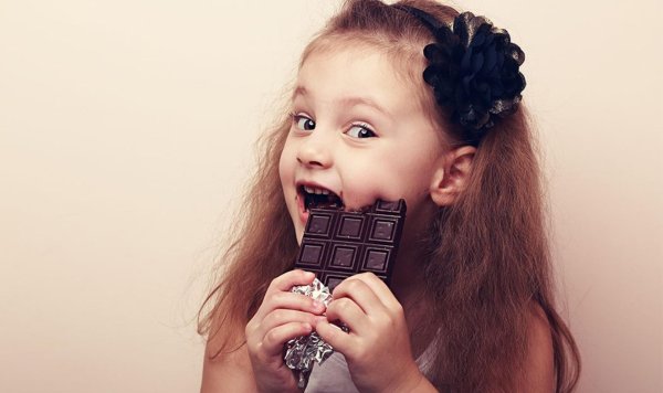 девочка шоколадка