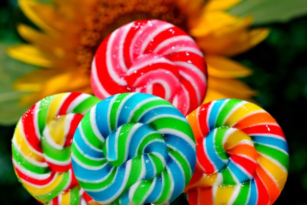 радужный леденец