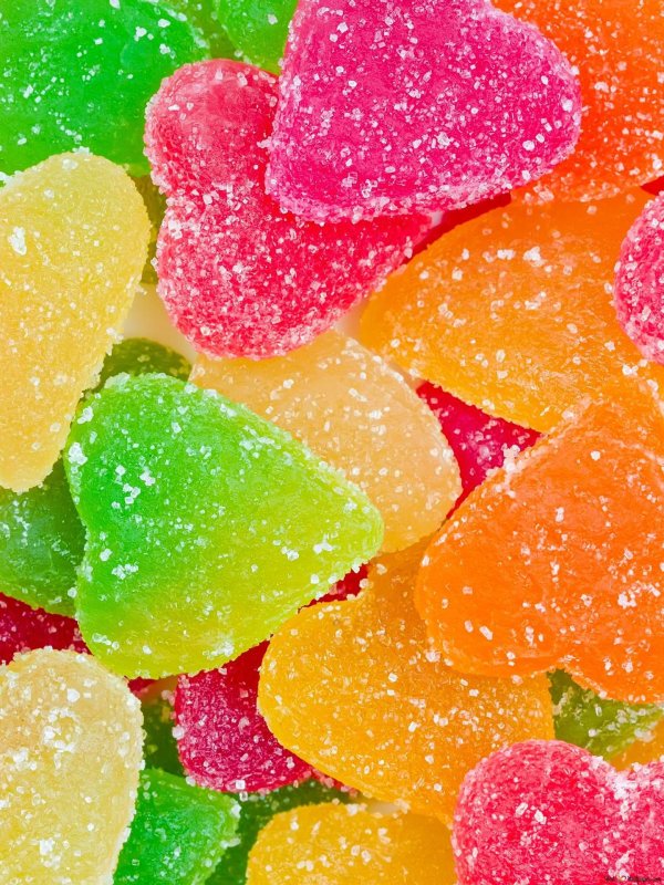 мармеладные сердечки