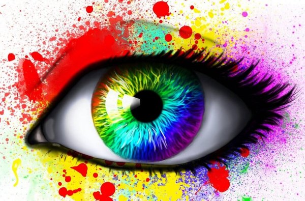 радужный цвет глаз