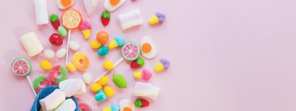 конфетный фон