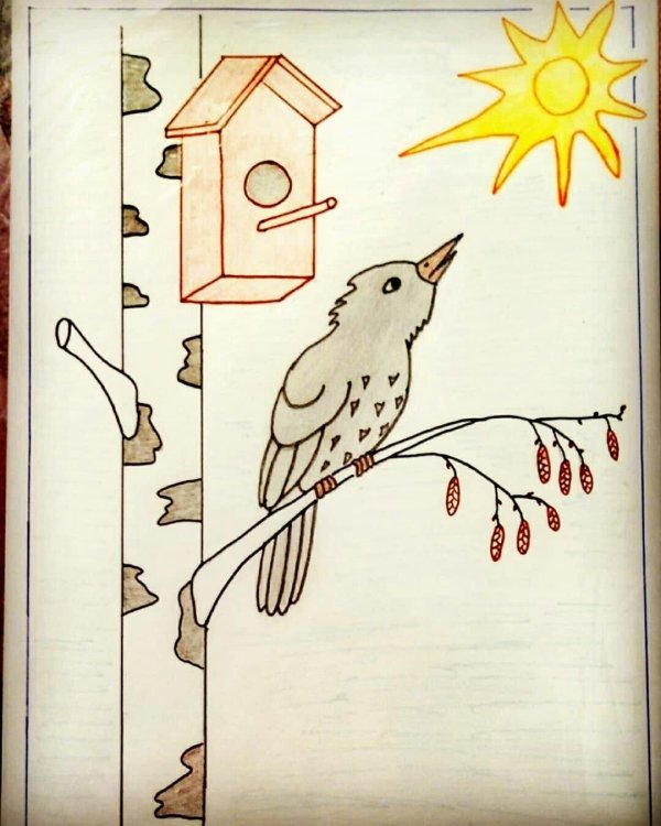 скворец скворушка скворечник