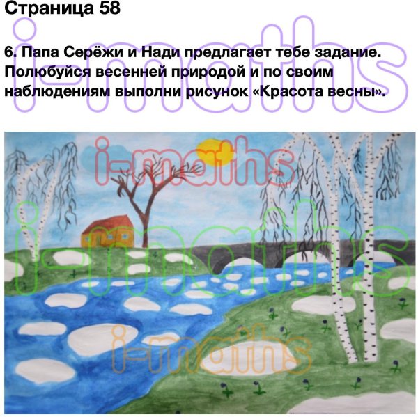 весенние пейзажи рисунки