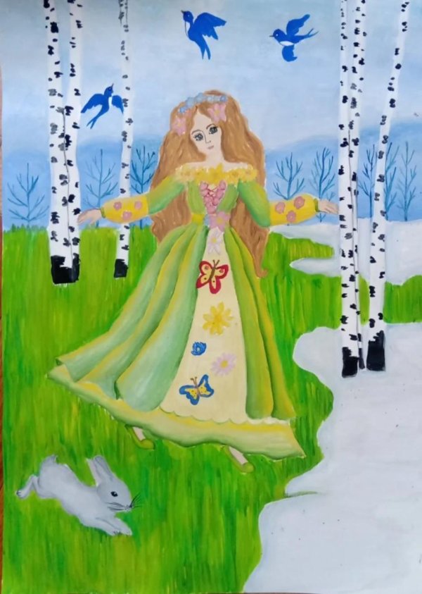 красавица весна