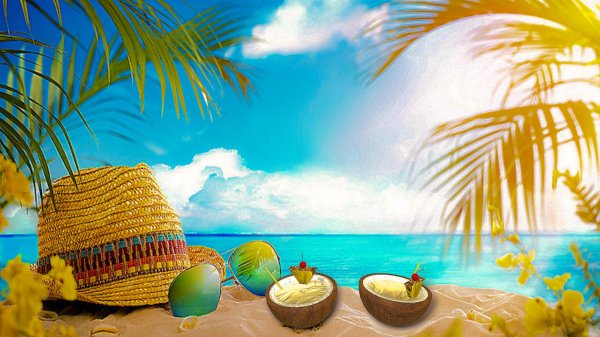 пляжный фон