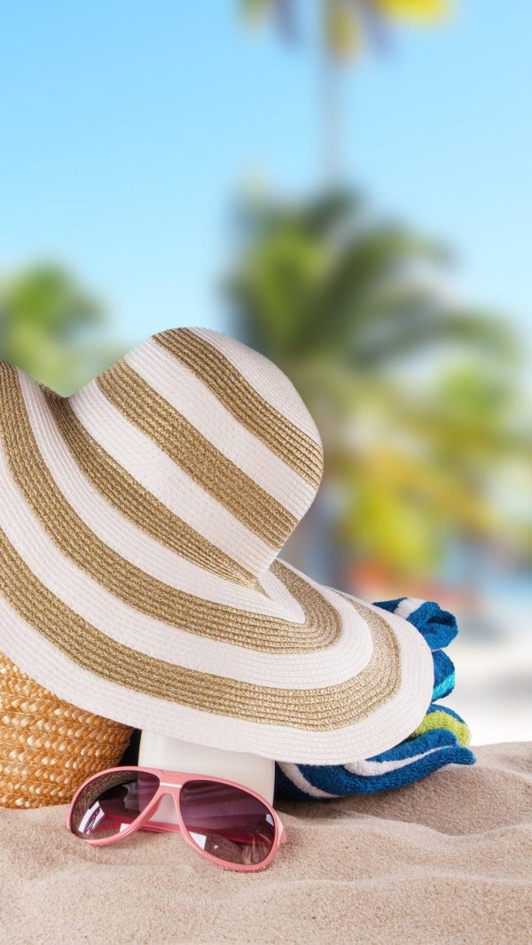 шляпа пляжная женская