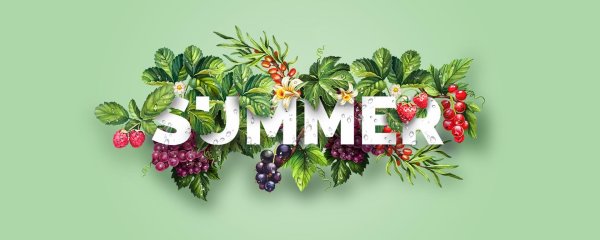 summer надпись