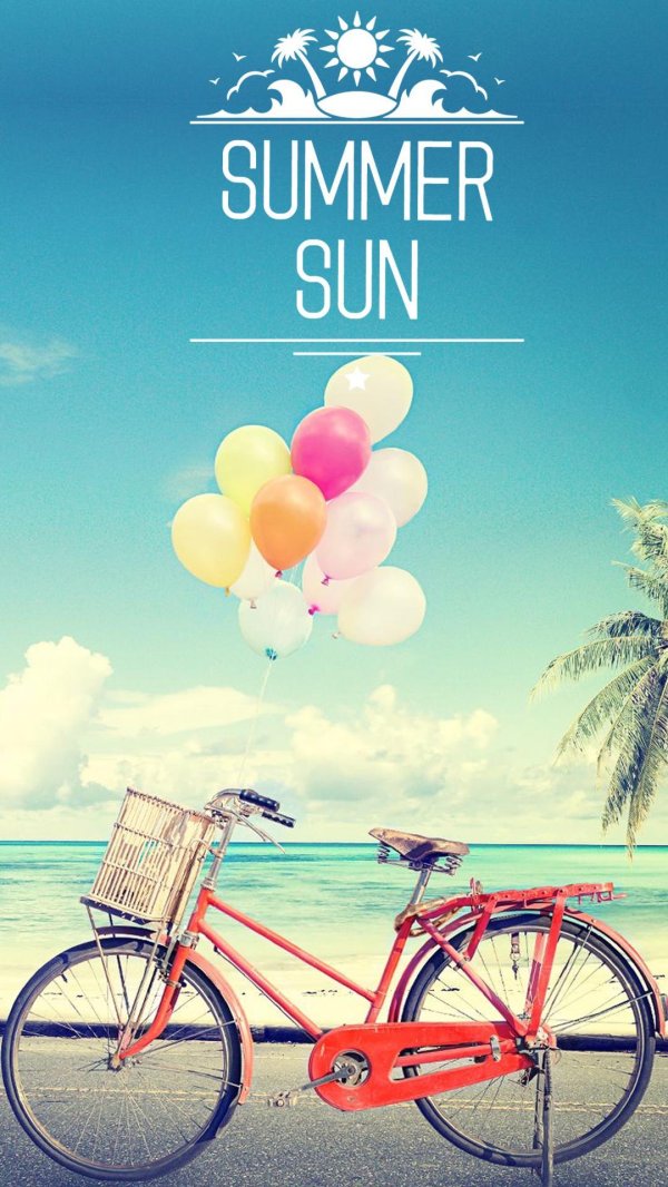 летний фон на телефон