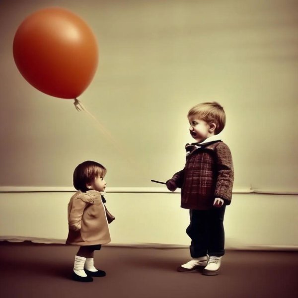 девочка с шариками