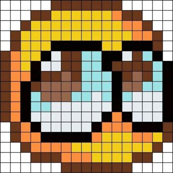 смайлики по клеточкам