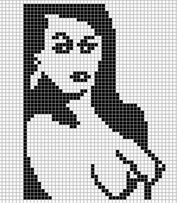 рисунку по клеточкам