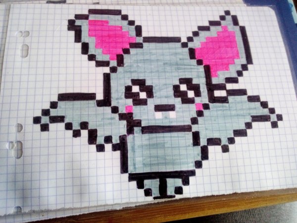 по клеткам рисунки