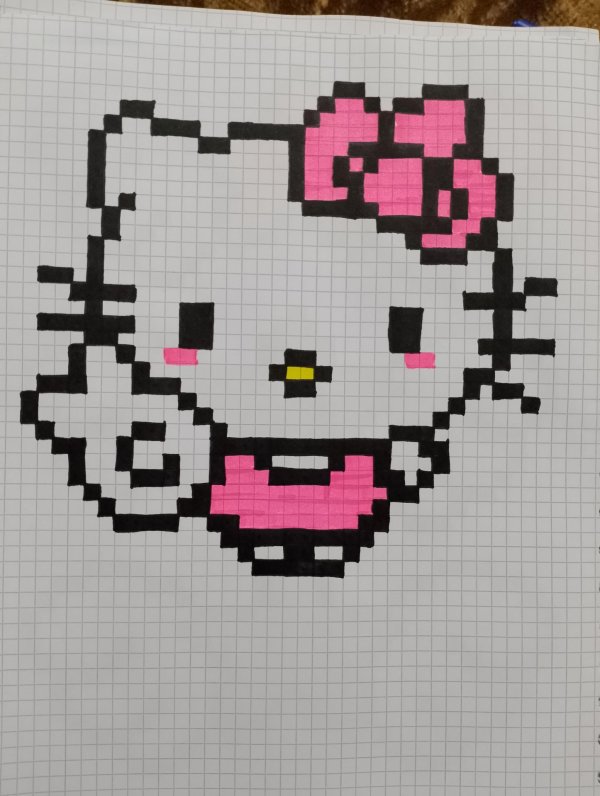 по клеткам рисунки