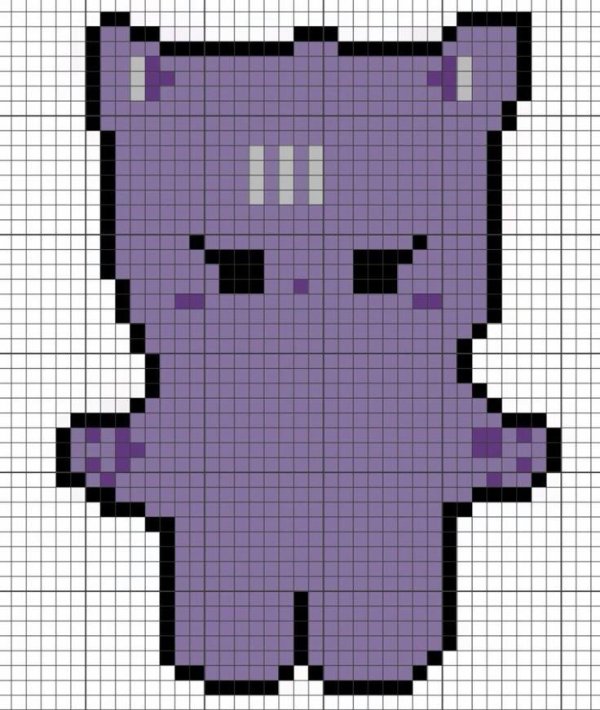 рисунок в клеточку