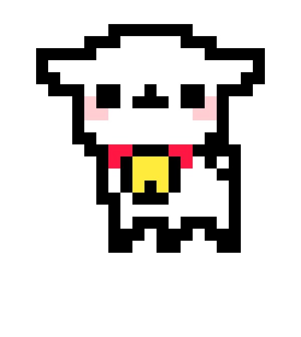 пиксельная овца