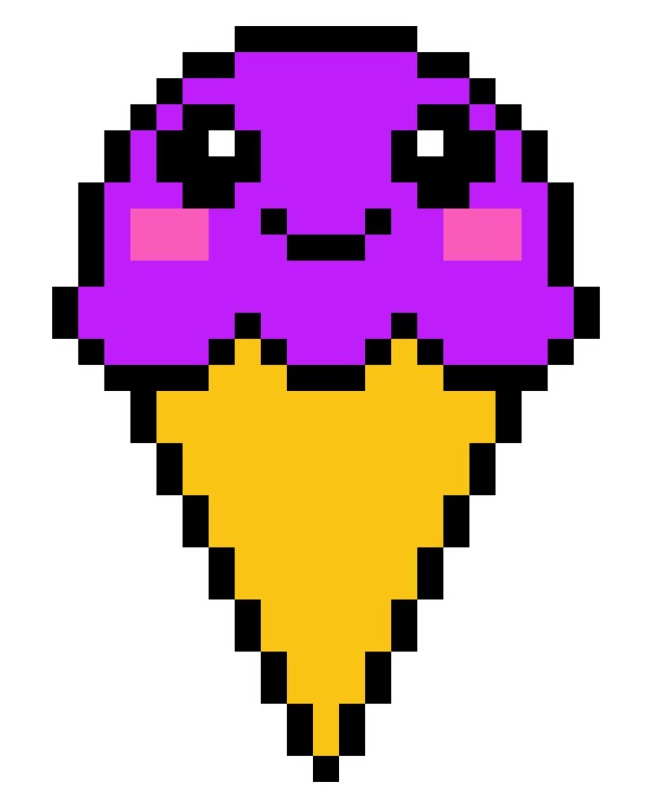 пиксельное мороженое