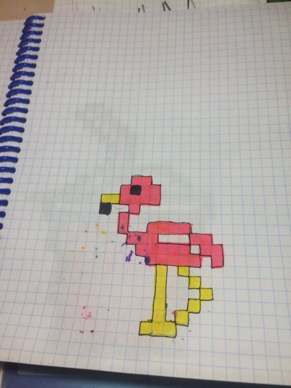 рисунок по клеточкам маленькие