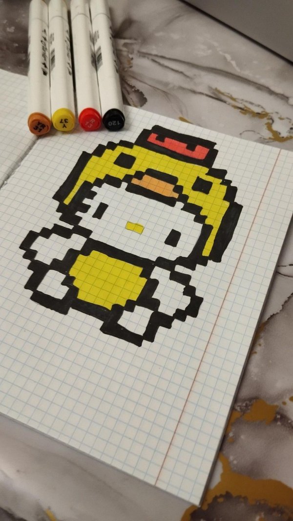 в клеточку рисунки