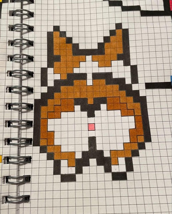 корги пиксельарт