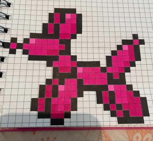 квадратные рисунки по клеточкам