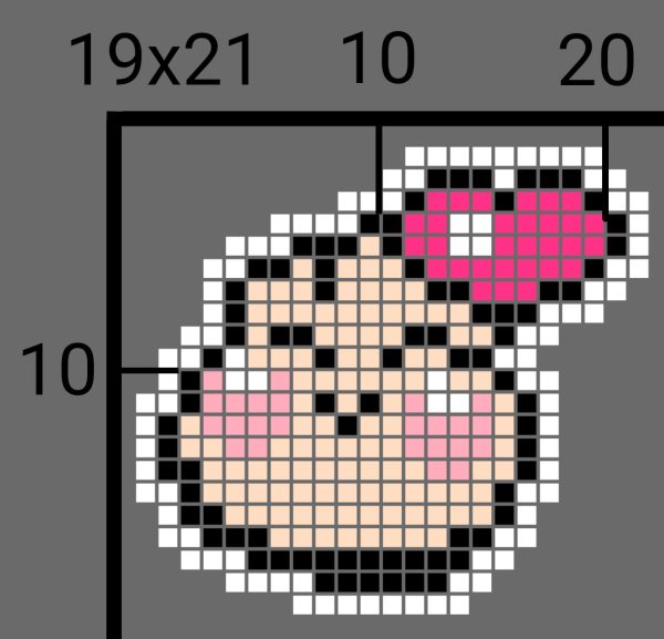 мини рисунки по клеткам