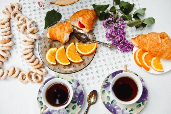 кофе круассан