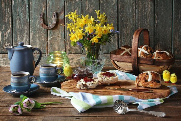 Завтрак весна