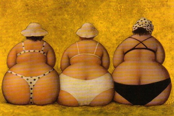 толстая женщина