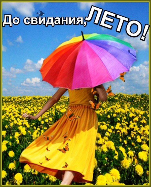 досвидание лето