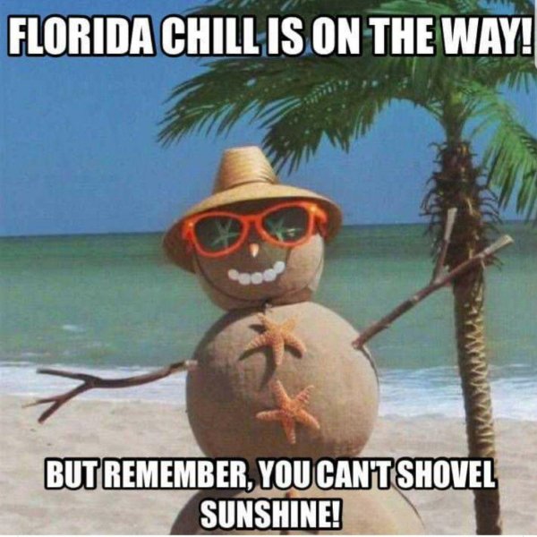 летний снеговик