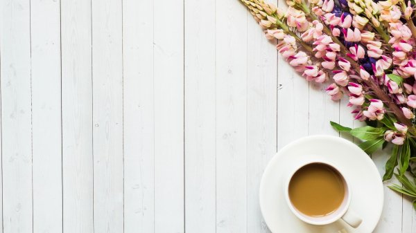 весенний кофе