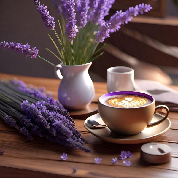 лаванда чай