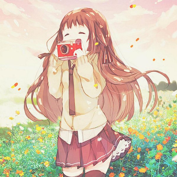 тянка с фотоаппаратом