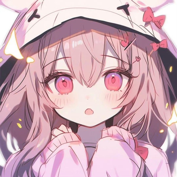 розовая девочка аниме