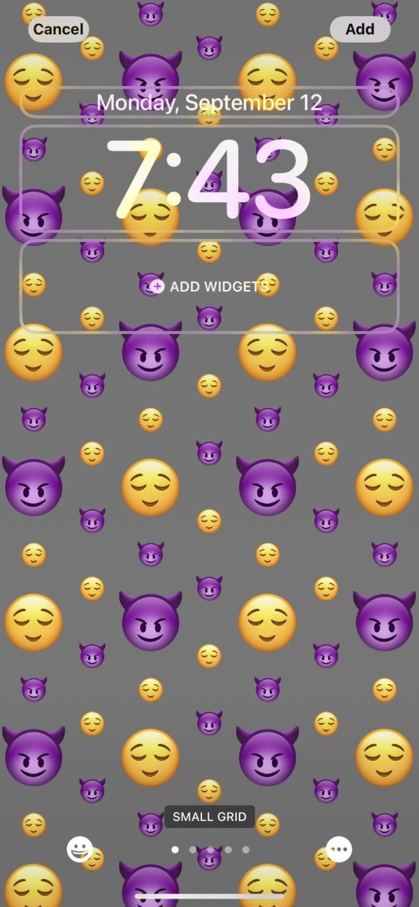 обои эмоджи айфон