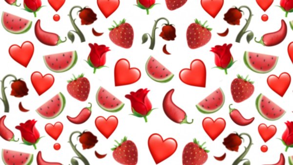 фон с клубникой