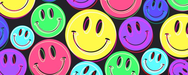 цветные смайлики