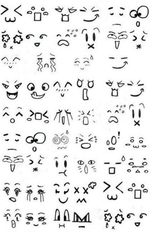 рожица рисунок