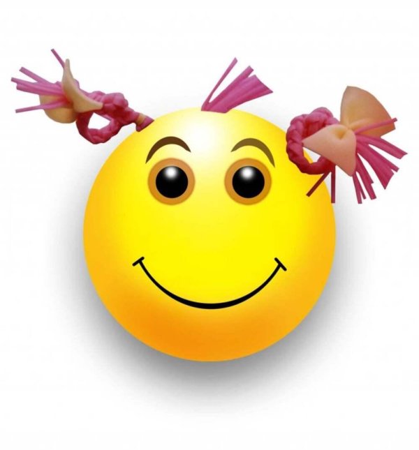 смайлик девочка