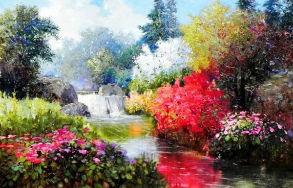 художникимпрессионист кент уоллис kent r wallis
