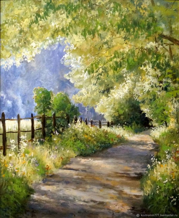 художник костромин андрей михайлович лето