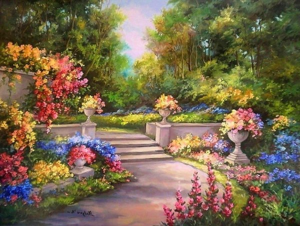 сады в живописи
